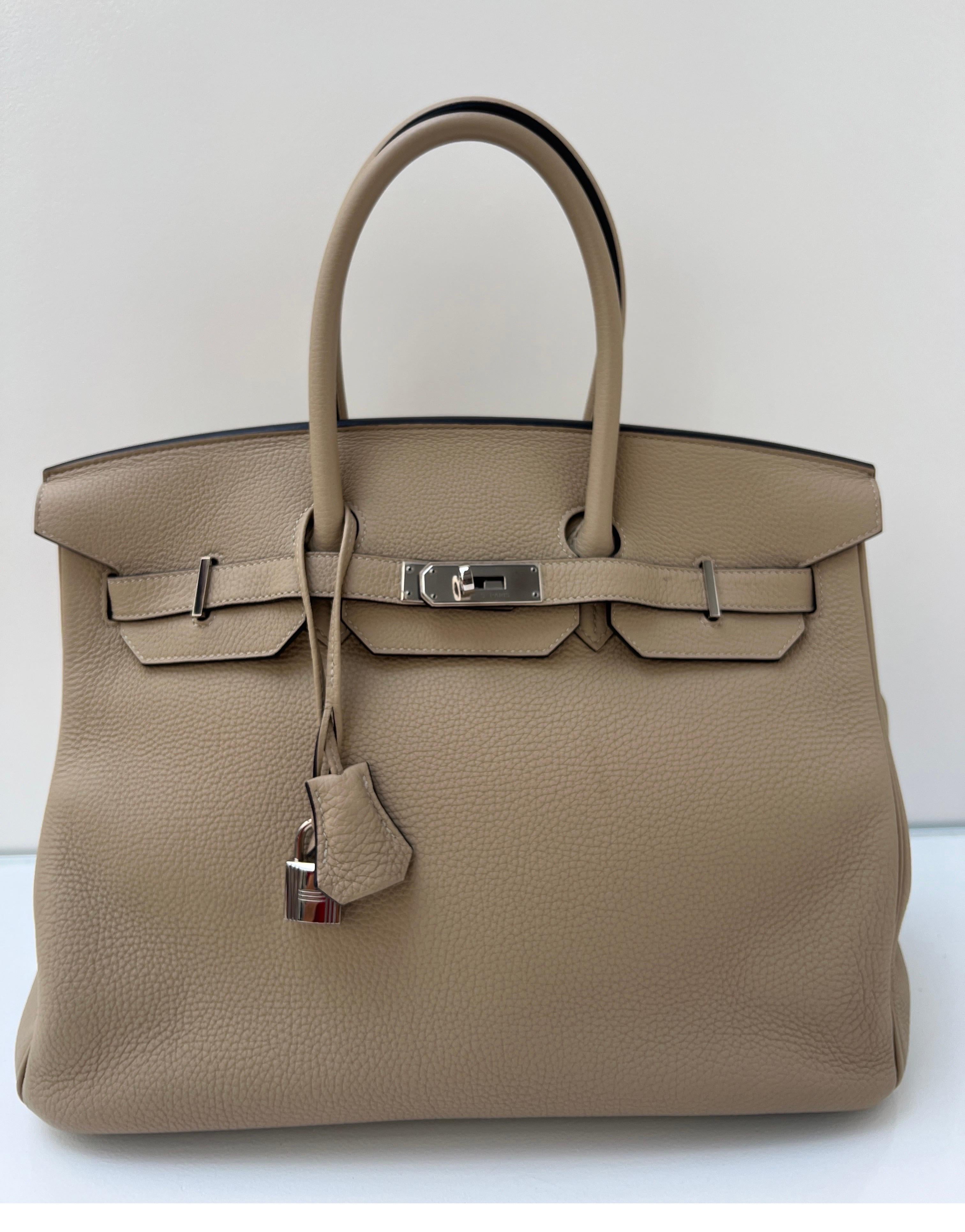 Women's or Men's Hermes Trench Birkin 35 Bag