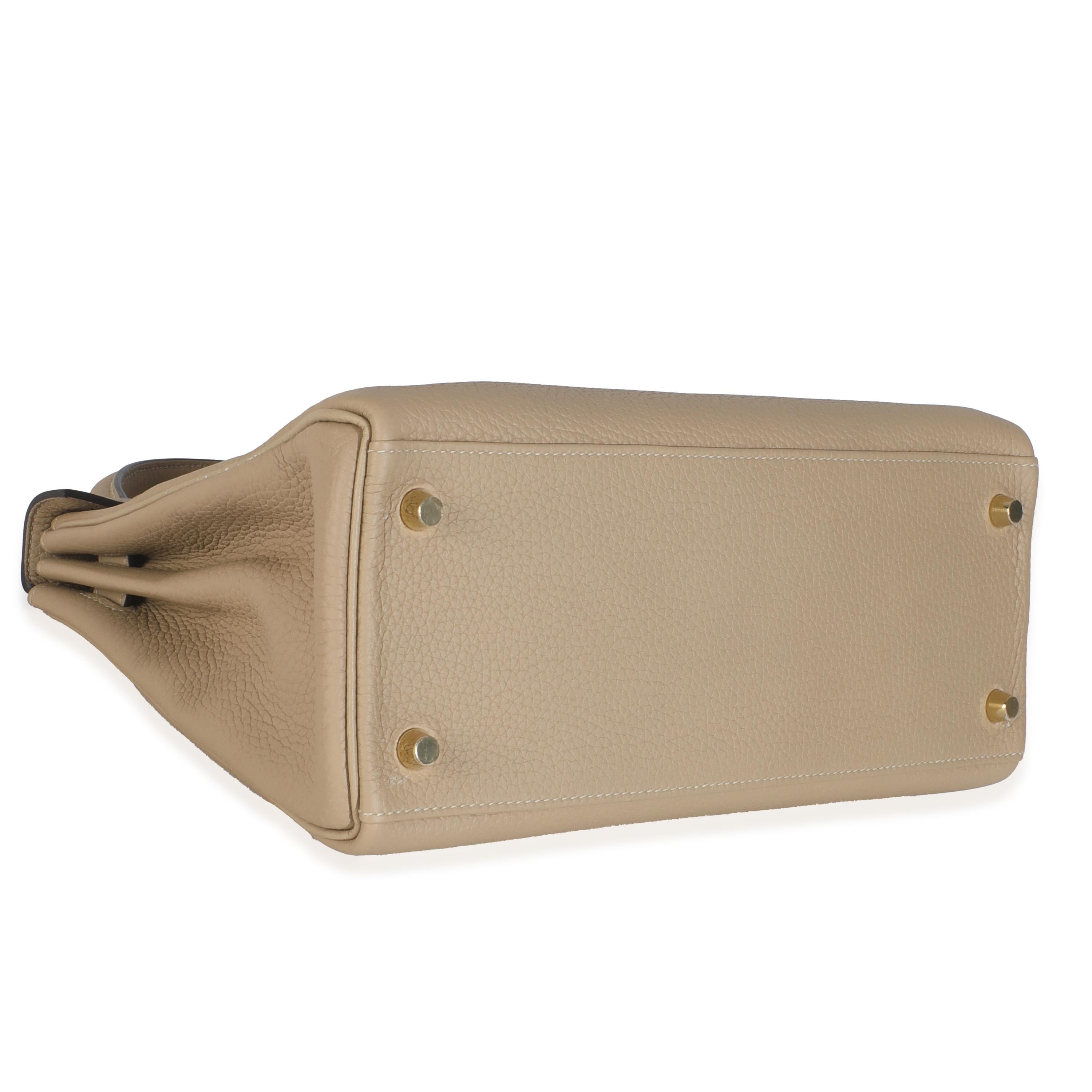 Hermès Trench Clemence Retourne Kelly 28 GHW in vendita 1