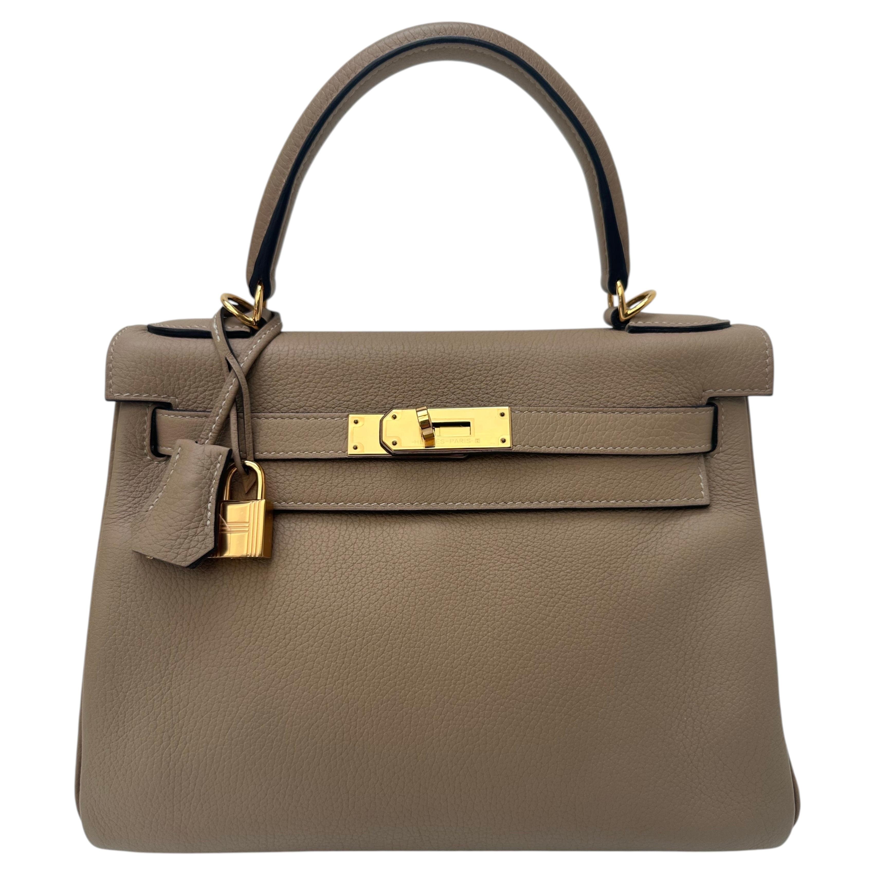 Hermes Trench Kelly 28 Bag For Sale
