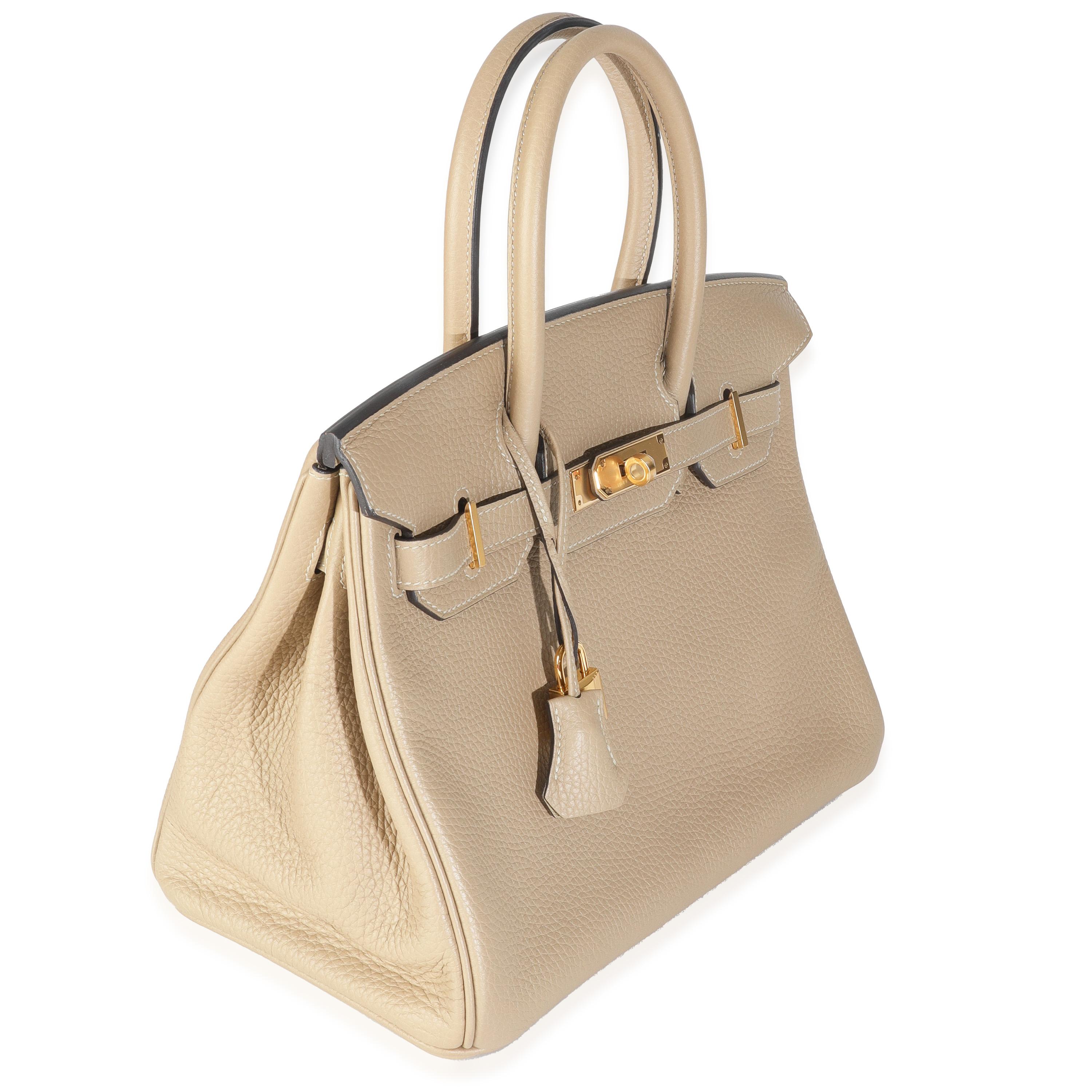 Hermès Trench Togo Birkin 30 PHW en venta 1