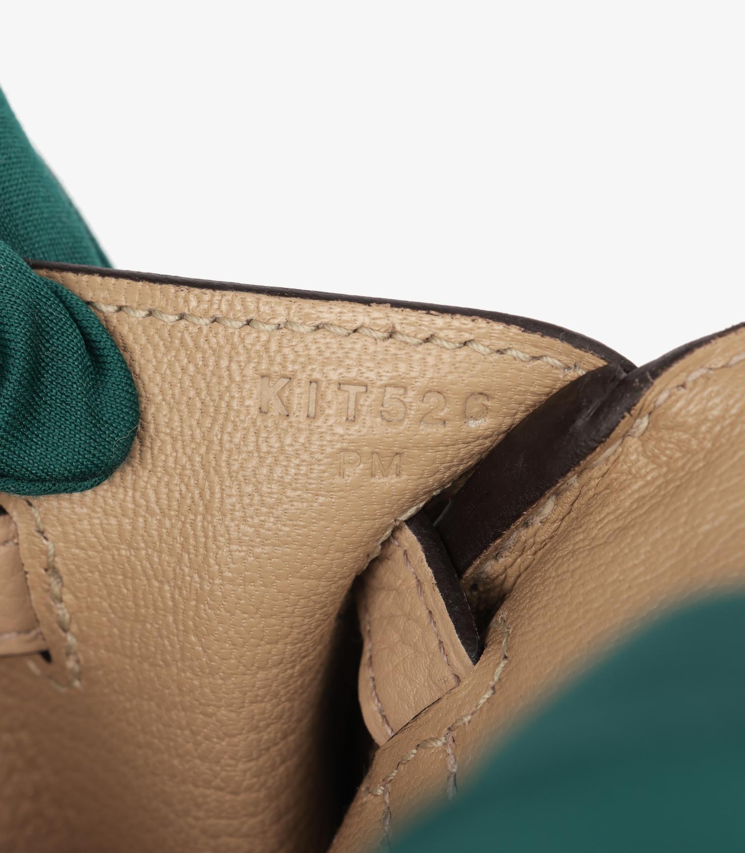 Hermès Trench Togo Leather Birkin 25cm Retourne en vente 5