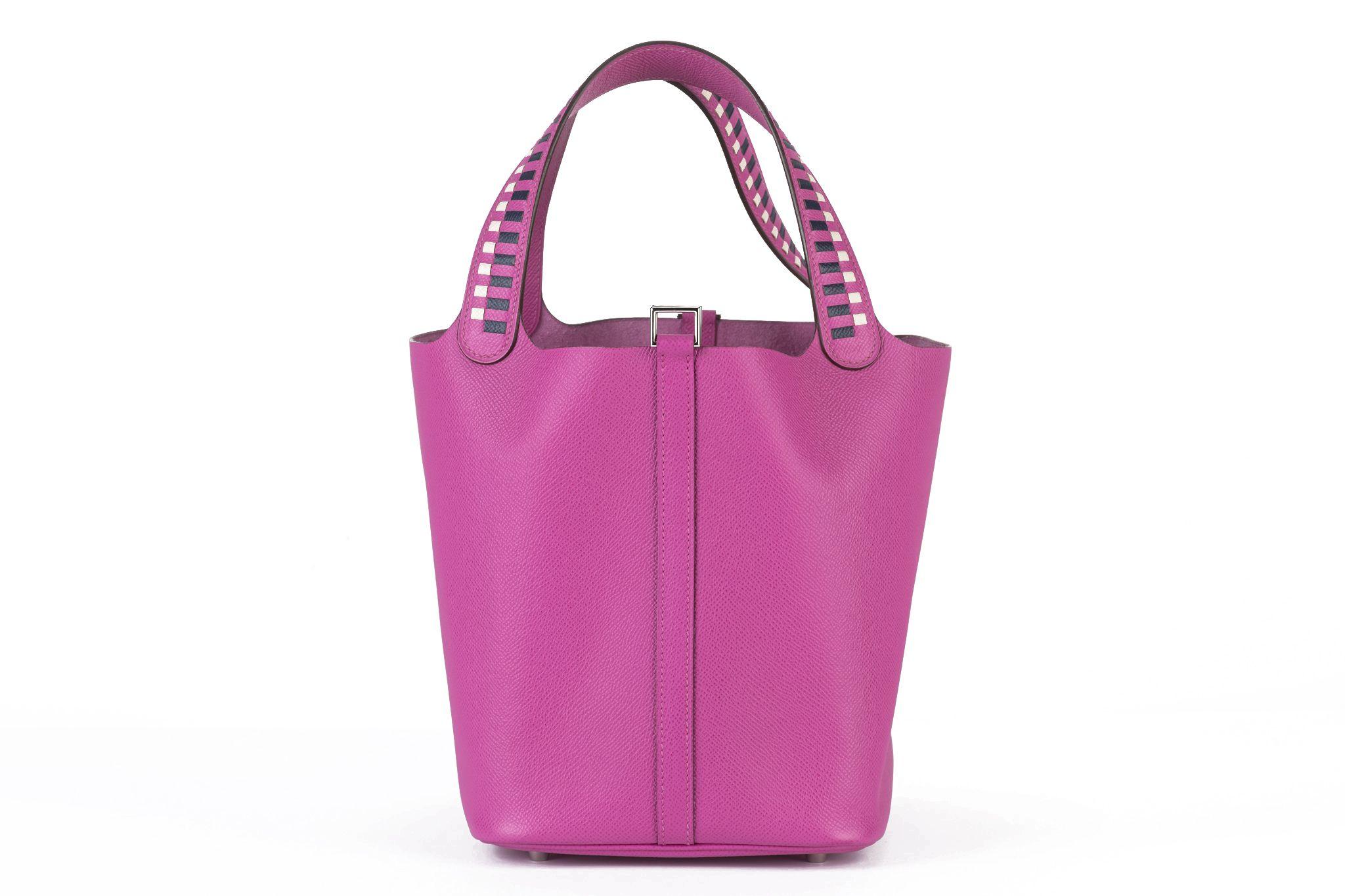 Hermès Tressage De Cuir Picotin Lock 22 Excellent état - En vente à West Hollywood, CA