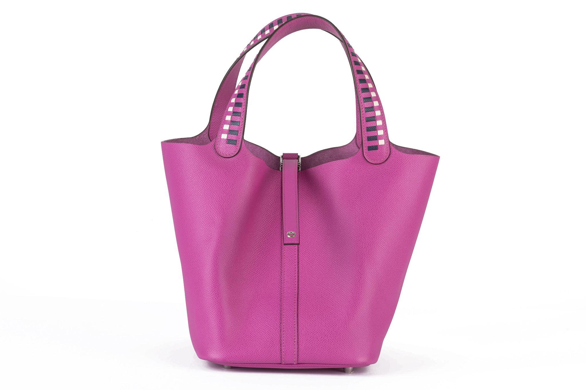 Hermès Tressage De Cuir Picotin Lock 22 Pour femmes en vente