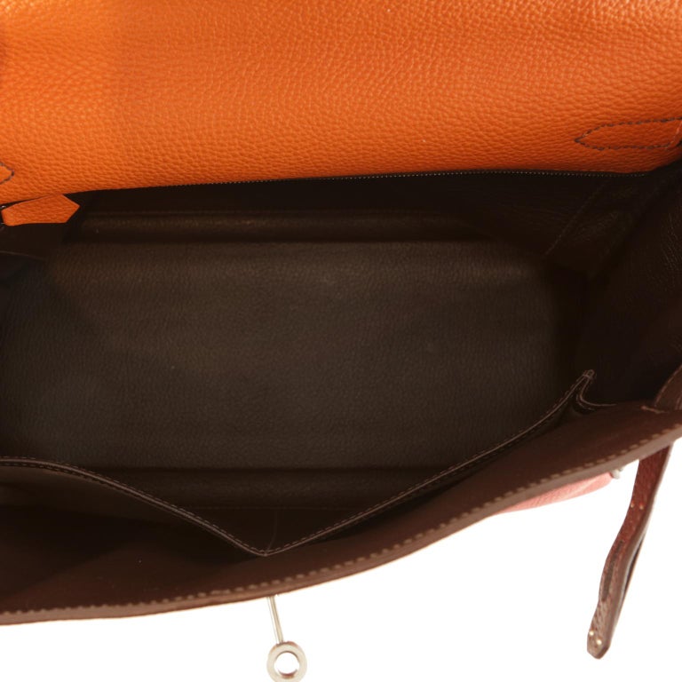 Hermès Tri Color Togo Leather 32 cm Kelly Bag - Limited Edition For Sale at  1stDibs