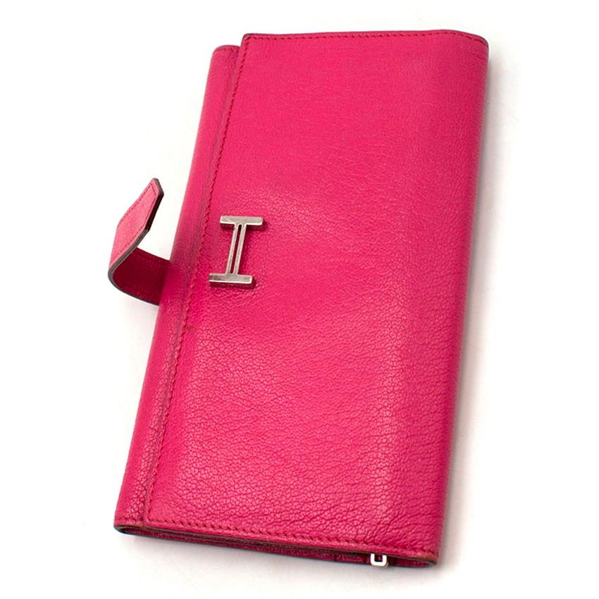 hermes leather trifold notebook mm