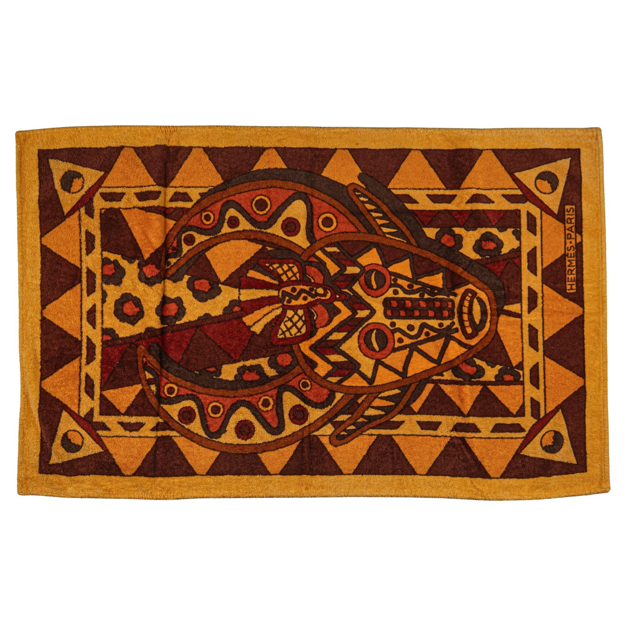 Hermès Tribal Beach Towel For Sale