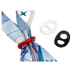 Hermès Tribord Chaîne Ancre Scarf Rings