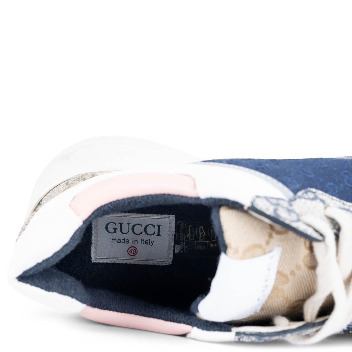 GUCCI tricolor canvas 2022 RHYTON GG MONOGRAM Sneakers Shoes 40 2