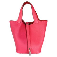 Clémence Picotin Schloss von Hermès, dreifarbig, 18 PHW