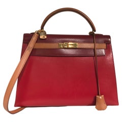 Hermes Tricolor Kelly Bag