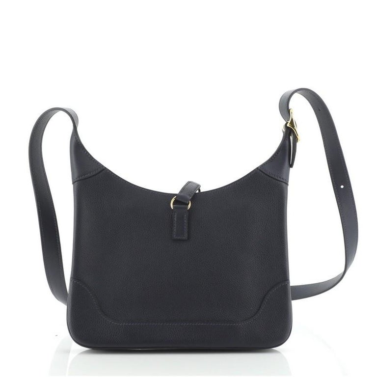 Hermes Trim Duo Bag Evercolor 24 at 1stDibs