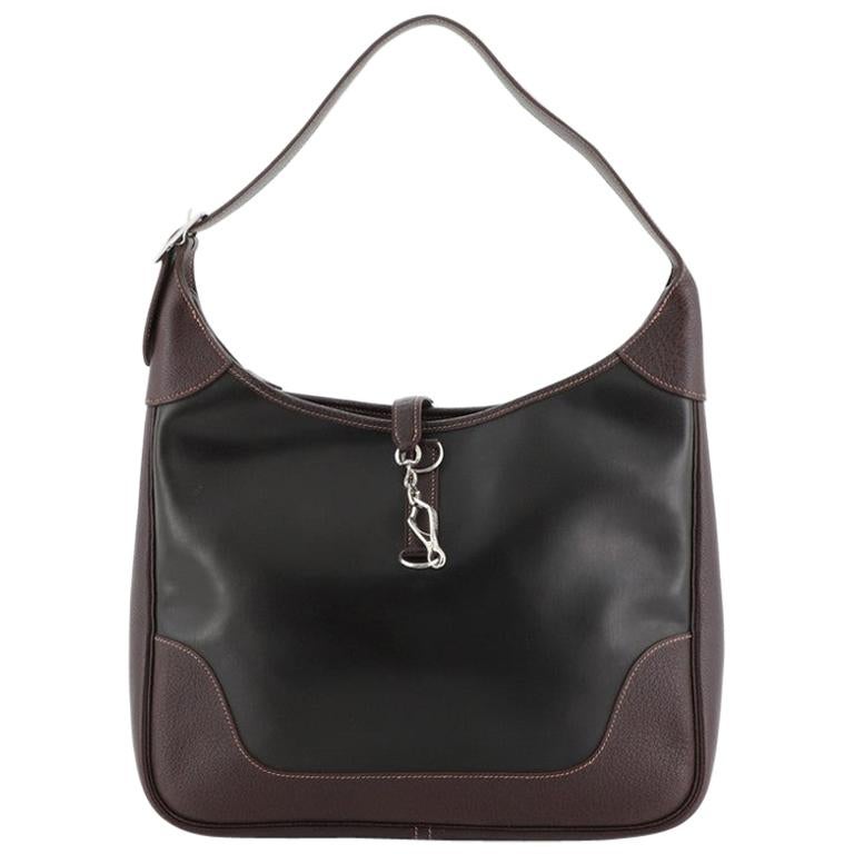 Hermes Trim II Bag Amazonia Coated Canvas 35