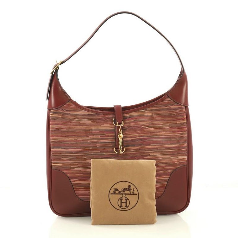 Hermes Trim II Bag Vibrato and Leather 31 at 1stDibs