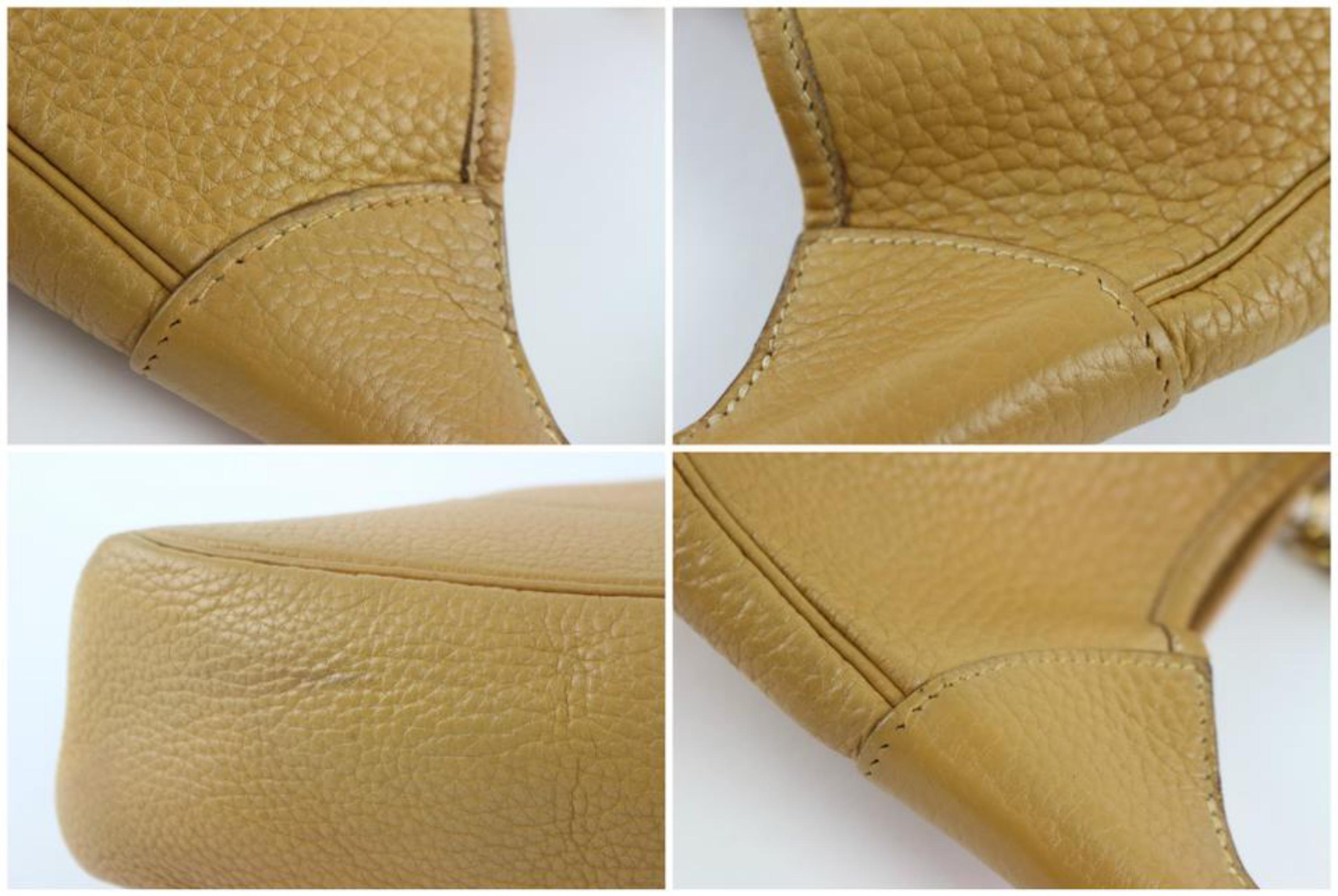 Hermès Trim (Ultra Rare) Large  Fjord 38 Hobo 4hz0921 Leather Shoulder Bag For Sale 6