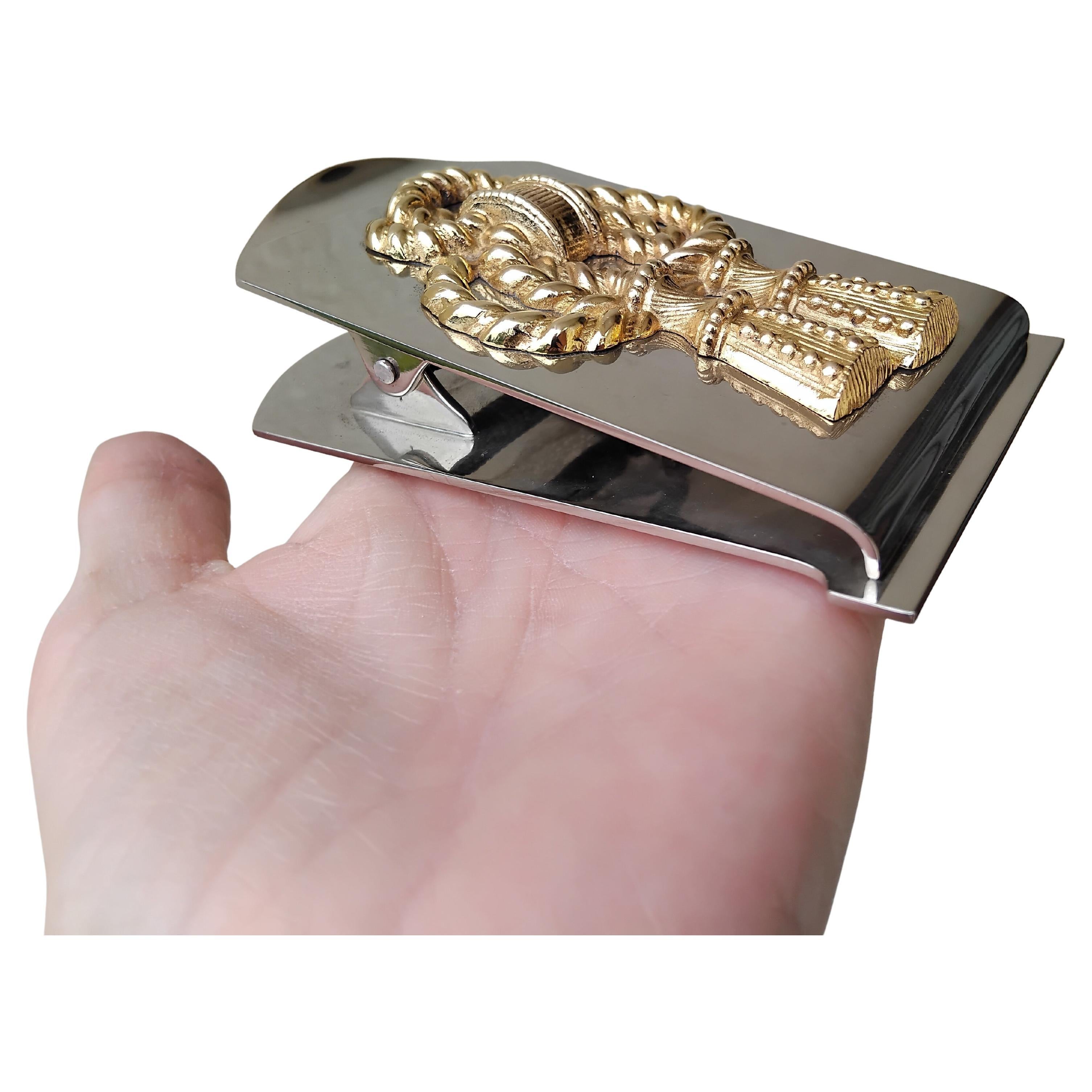 Hermès Trimmings Tassel Paper Clip Money Clip Ravinet d'Enfert For Sale 3