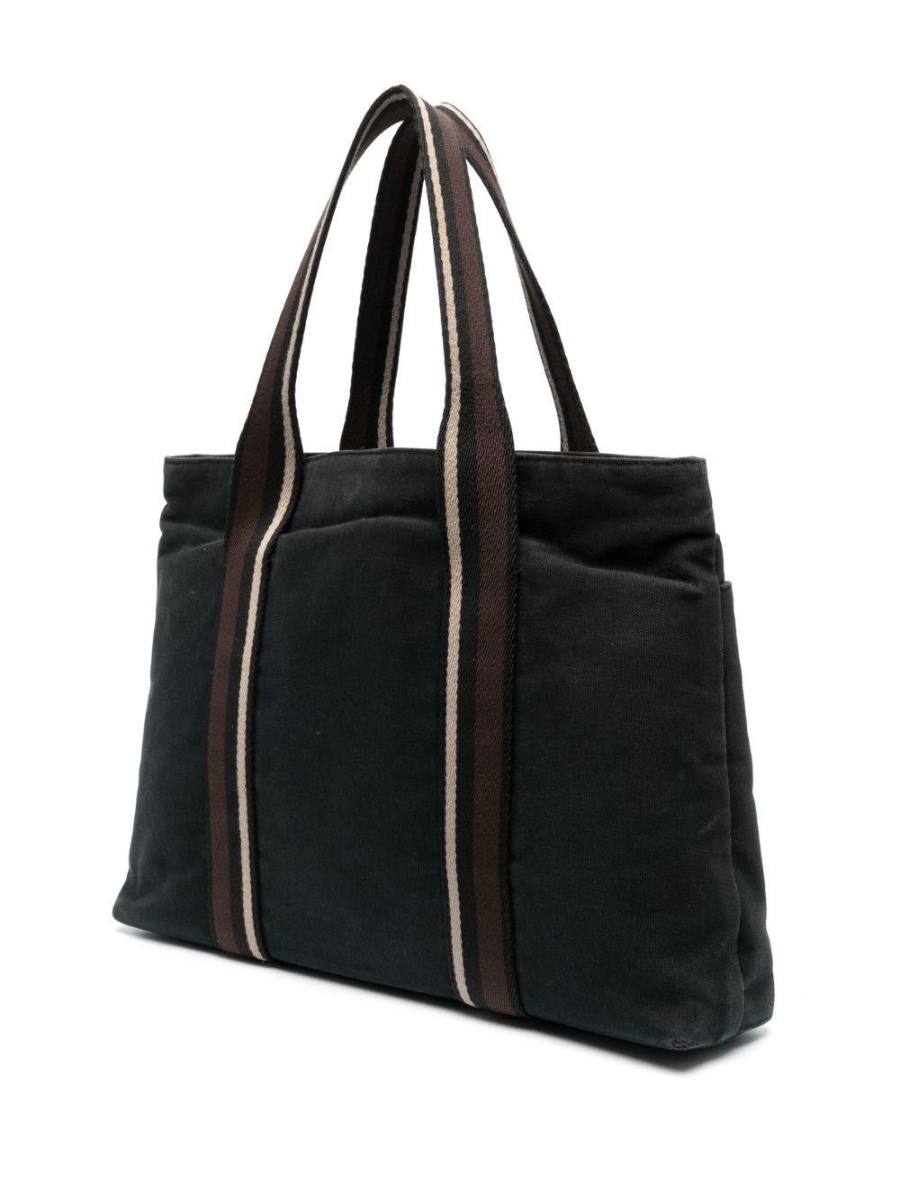 da uomo o donna Hermes Troca - Borsa in cotone nero in vendita