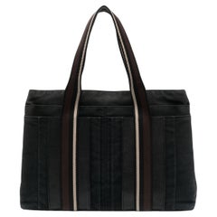 Hermes Troca - Borsa in cotone nero