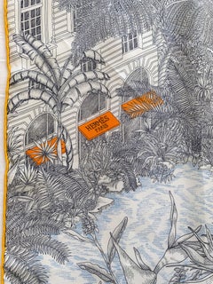 Hermes Tropical Garden Silk Scarf