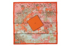 Hermès Tropical Garden Silk Scarf