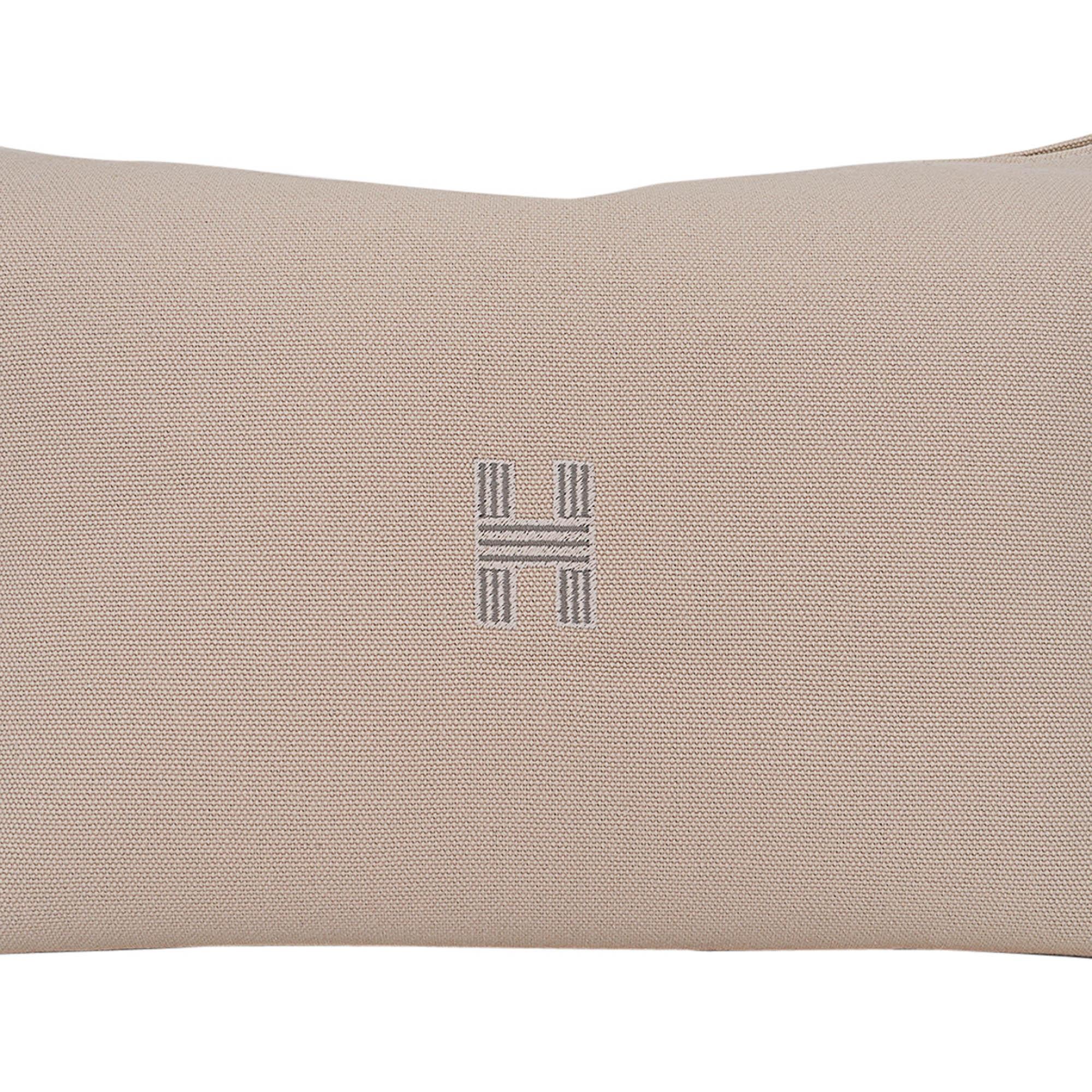 Brown Hermes Trousse Bride-A-Brac Case Large Model Naturel For Sale