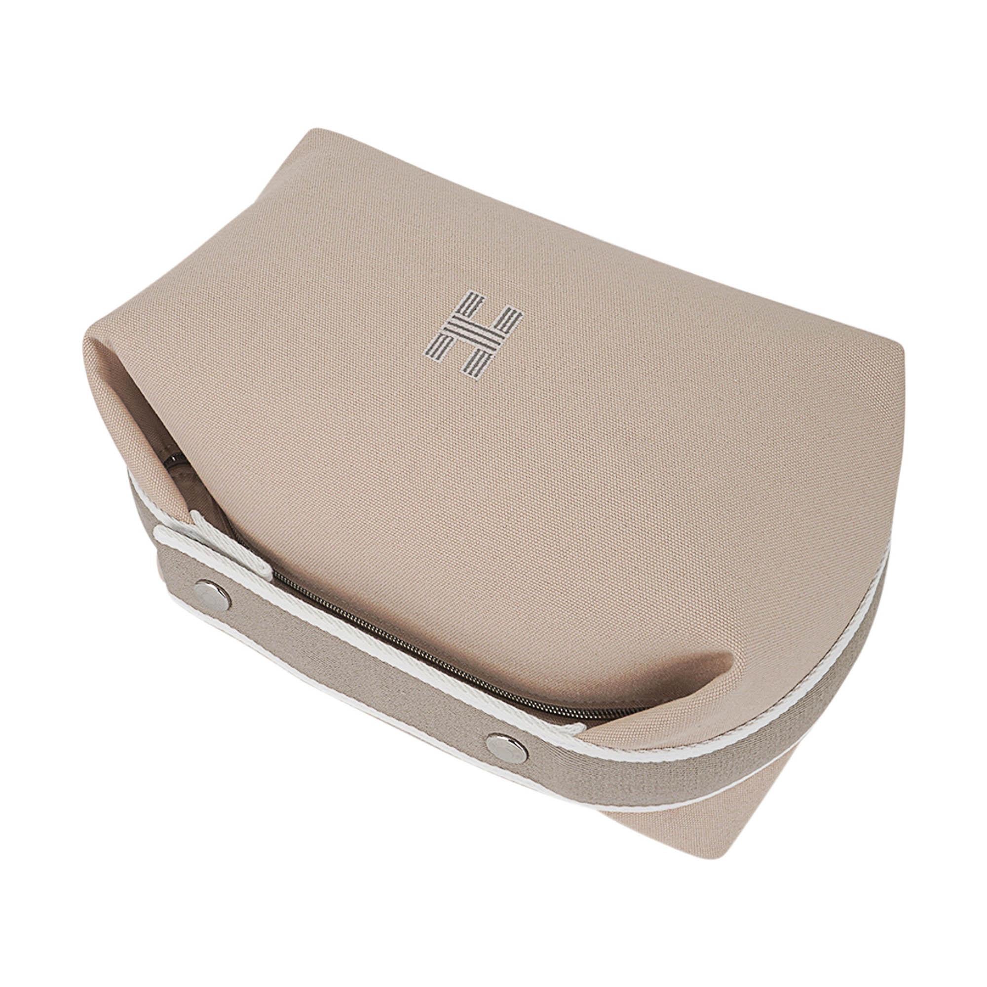 Women's or Men's Hermes Trousse Bride-A-Brac Case Large Model Naturel For Sale