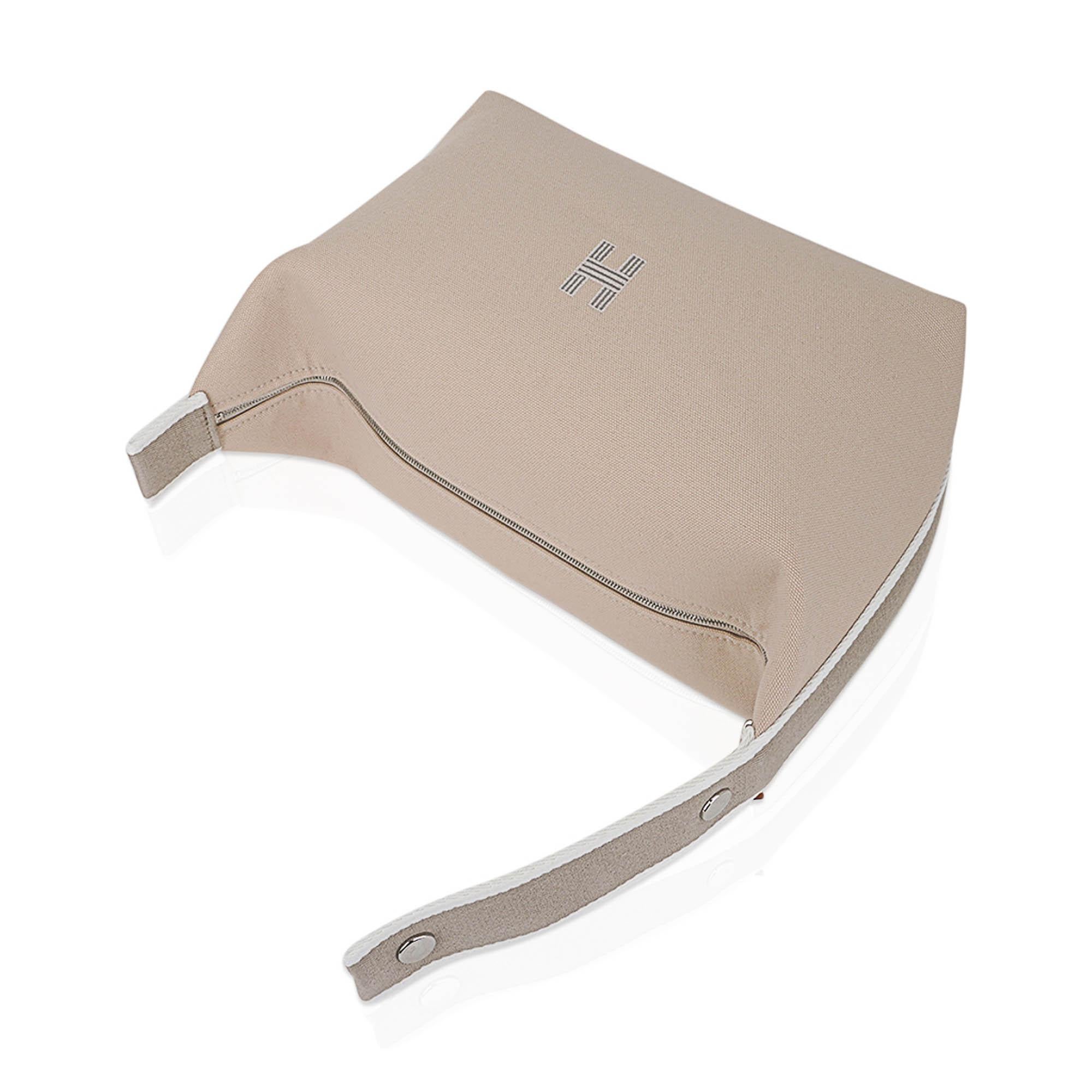 Hermes Trousse Bride-A-Brac Case Large Model Naturel For Sale 4