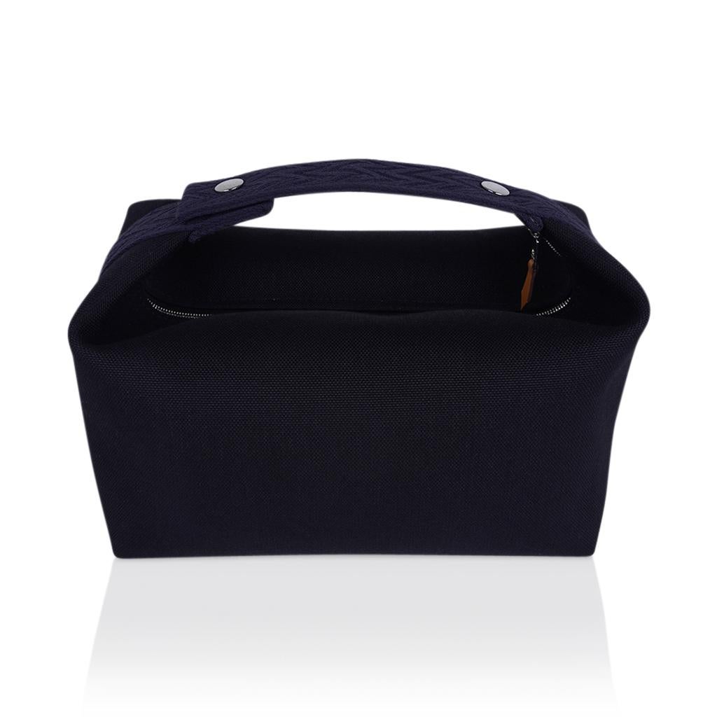 Hermes Trousse Bride-A-Brac Cosmetic Bag Large Model Black For Sale 2