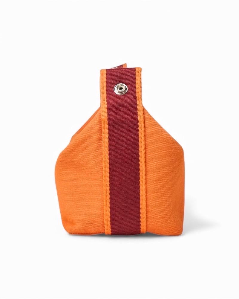 Hermès Trousse Bride-à-Brac Tela Arancione im Angebot 7