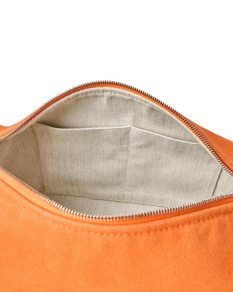 Hermès Trousse Bride-à-Brac Tela Arancione im Angebot 10