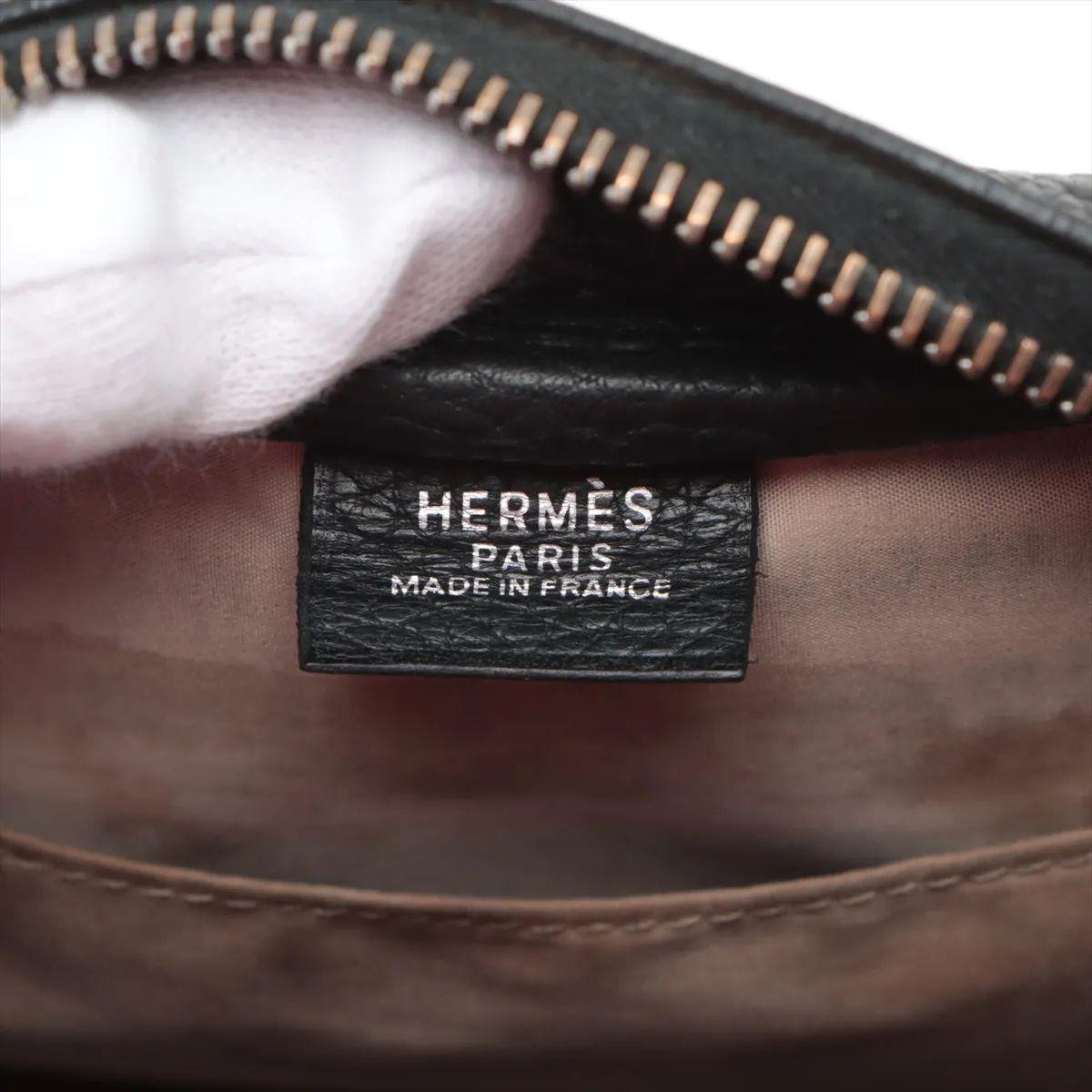 Hermès Trousse Victoria PM Pouch Black For Sale 3