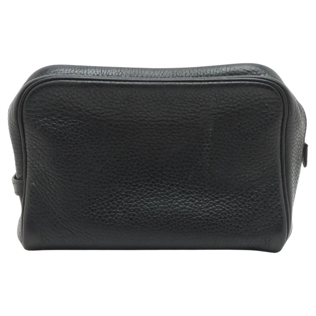 Hermès Trousse Victoria PM Pouch Black For Sale