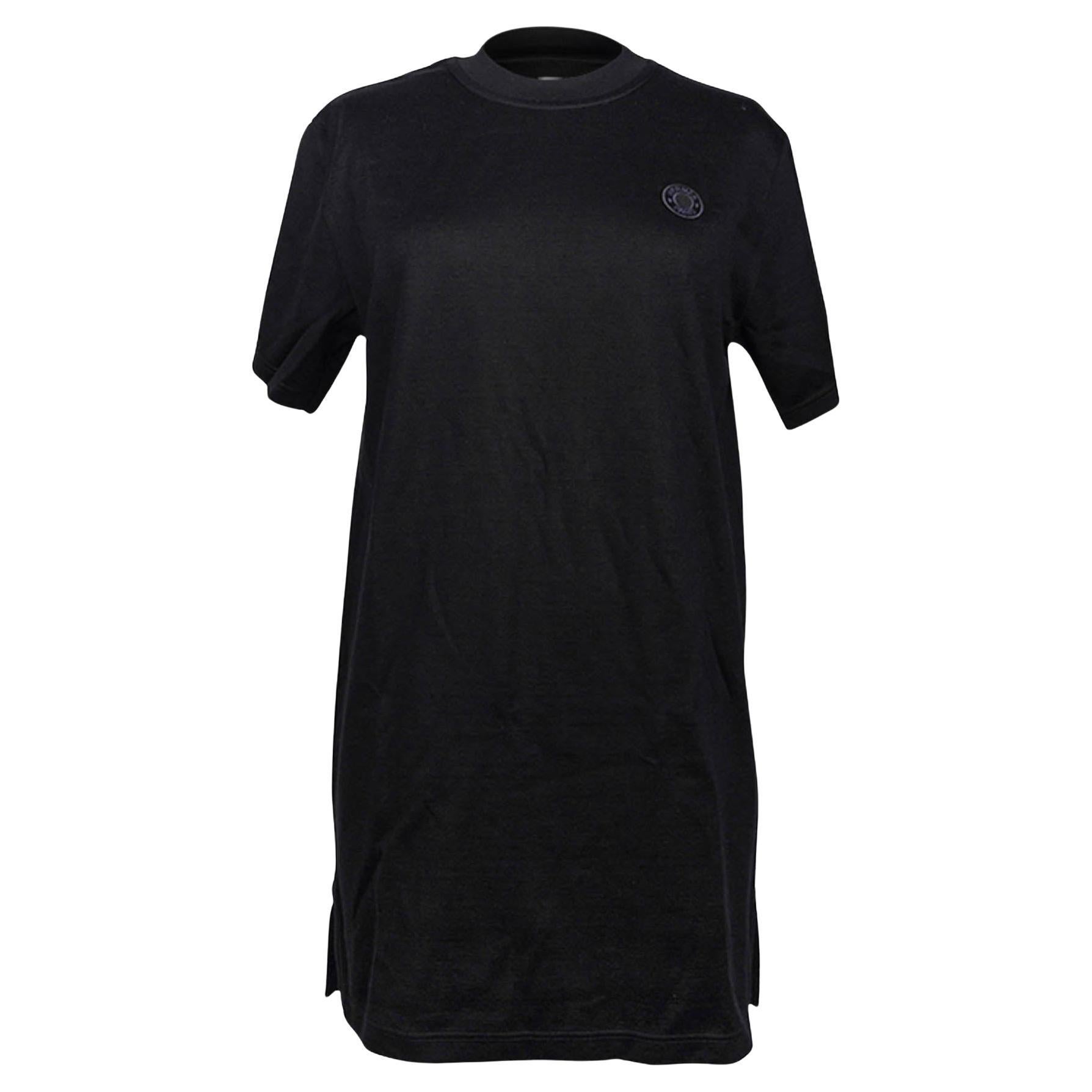 Hermes Tunic Tunique Fluide Black Cotton and Silk M