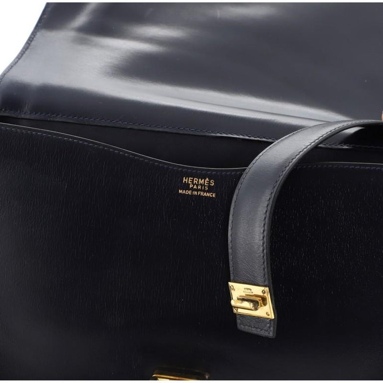 Hermes Turnlock Saddle Bag Box Calf Medium at 1stDibs hermes saddle bag
