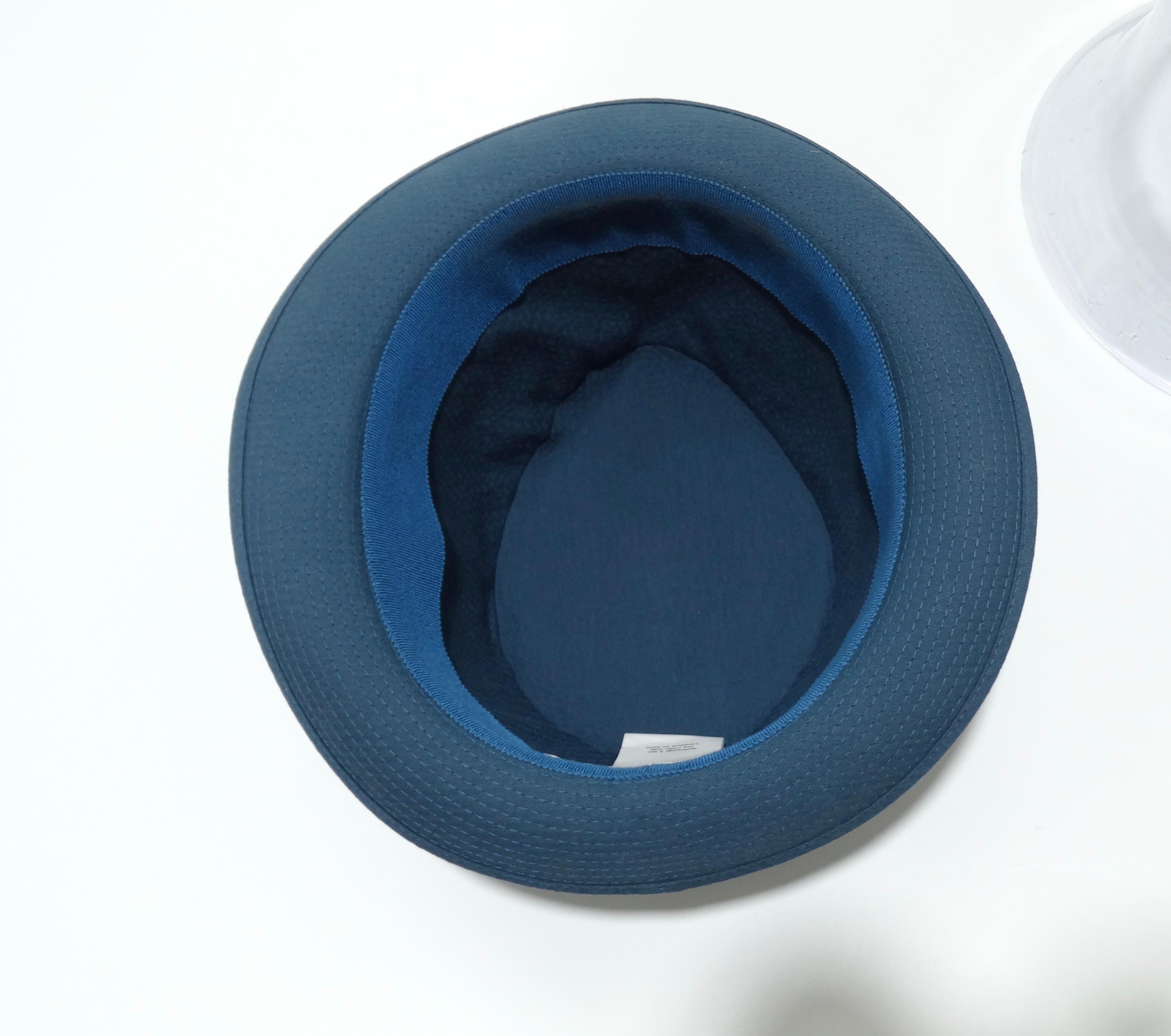 Cappello Fedora Hermes Turchese 1