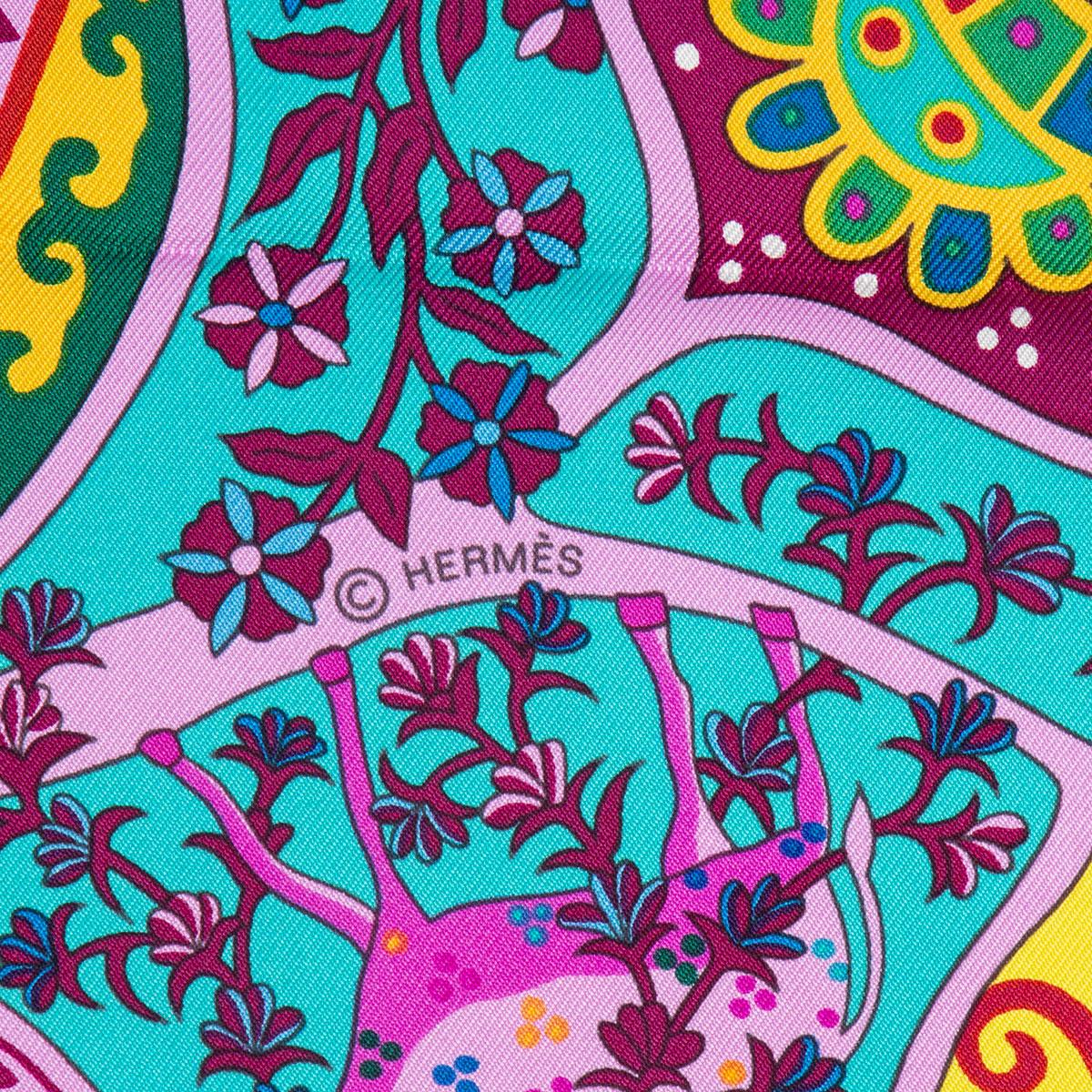 hermes l'arbre de vie scarf