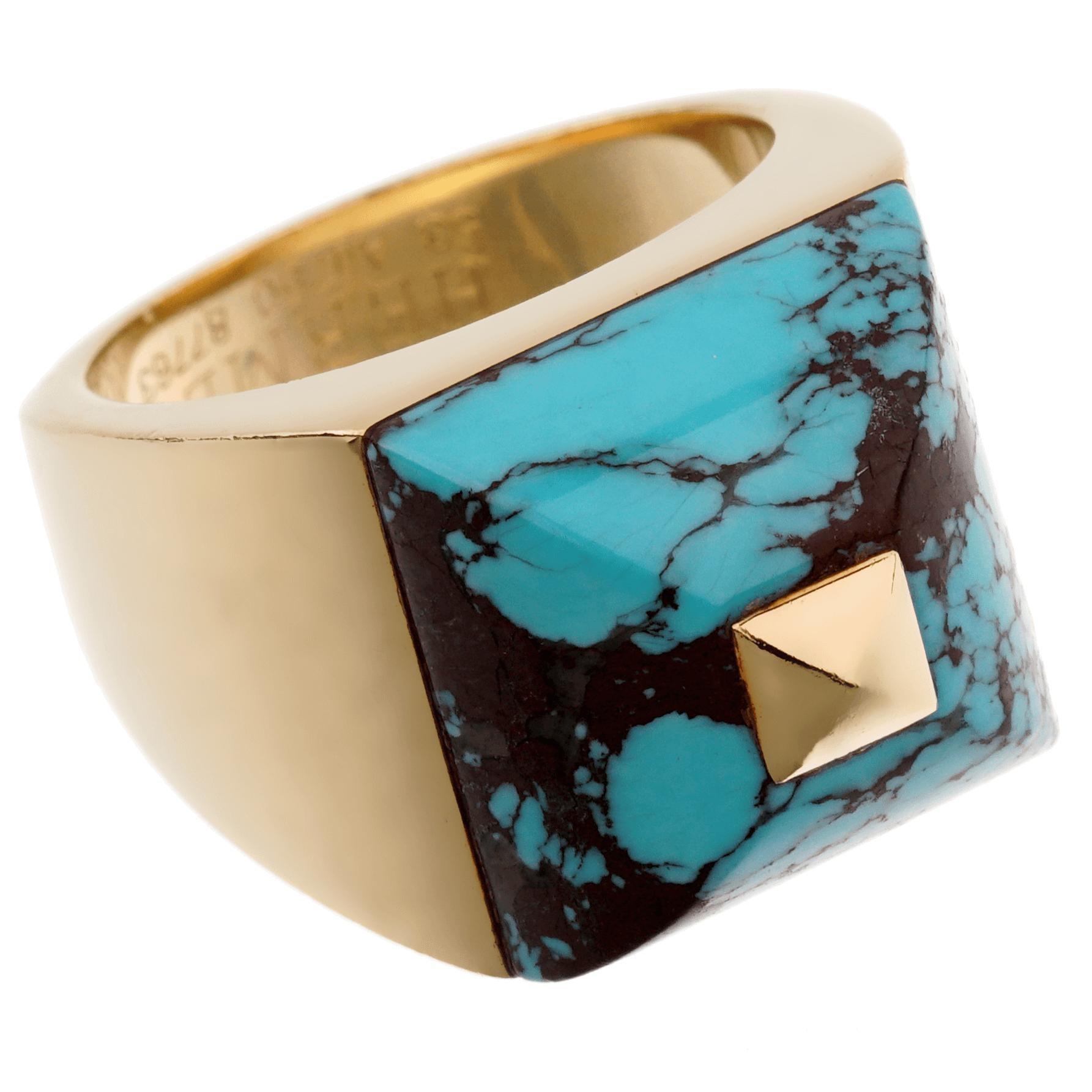 turquoise with gold veins