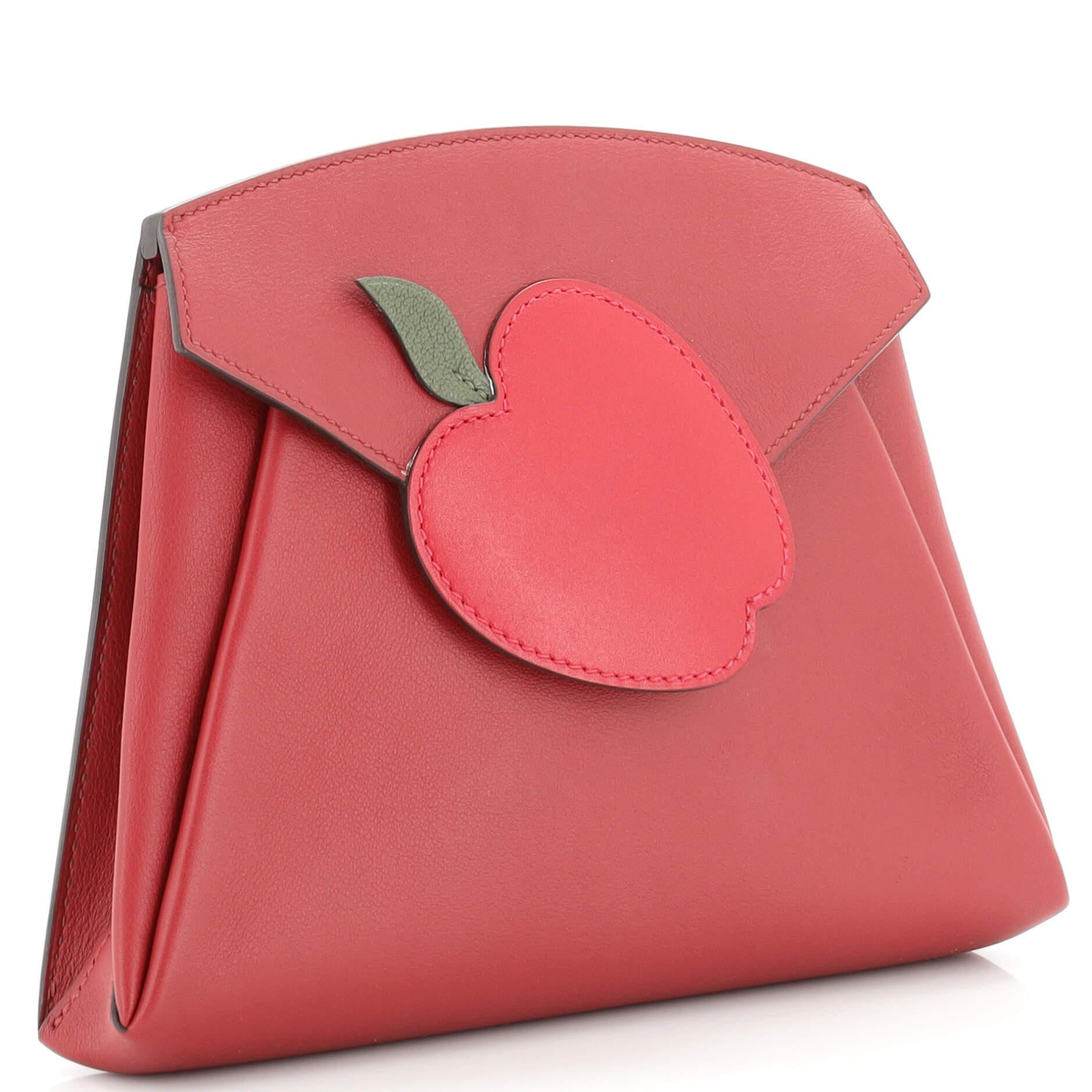Hermes Tutti Frutti Clutch Leather In Good Condition In NY, NY