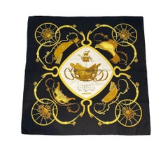 Hermès Twill SIlk Scarf "Springs" by Philippe Ledoux