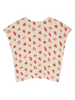 Hermes Twill Silk Shell Printed Top