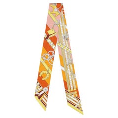 Hermès Twilly 86 silk scarf Multicolour, Silk