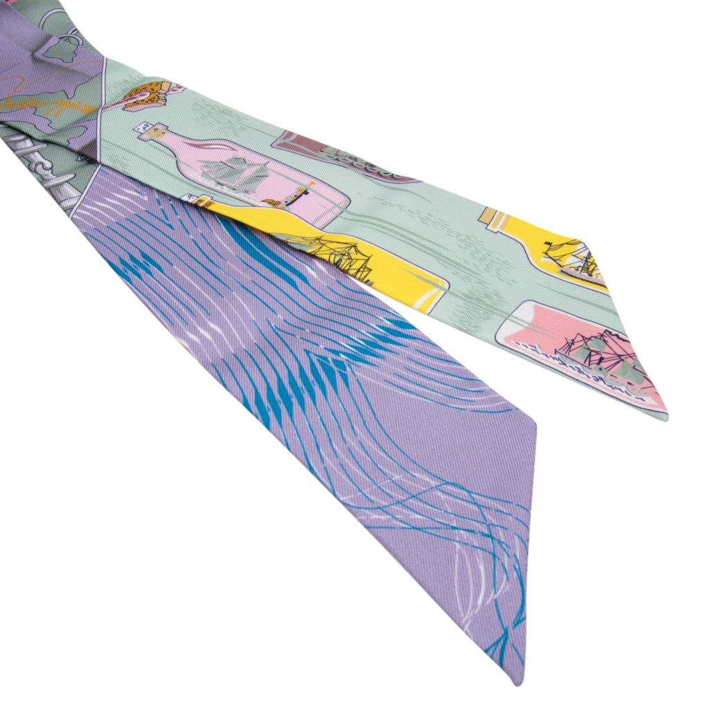 Women's or Men's Hermes Twilly Caleche, Mors et Bouteilles Set of 2 New