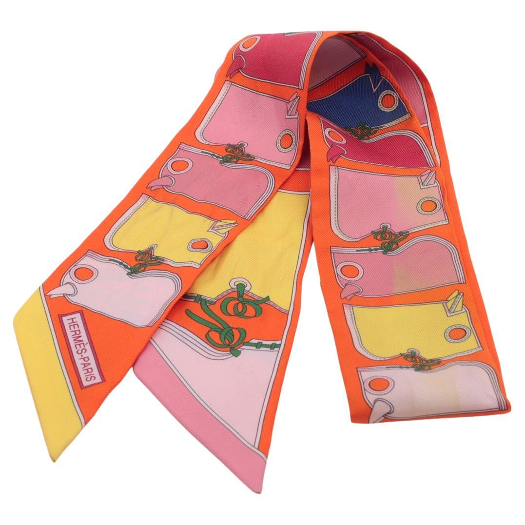 Hermès Twilly Camails Silk Multicolor For Sale