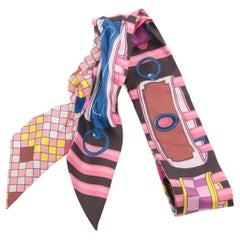 Hermès Twilly Colliers de Chiens Remix Pink