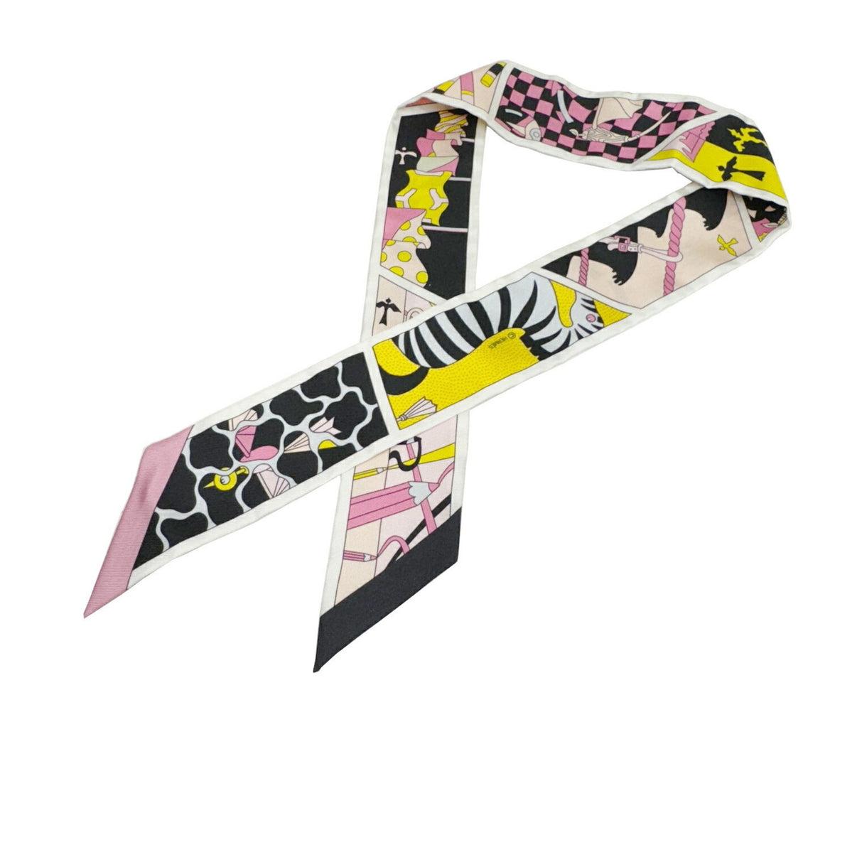 da uomo o donna Hermes twilly factory suite nero e rosa in vendita