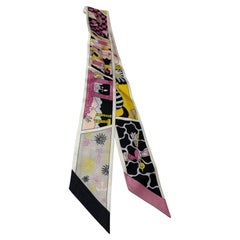 Hermes twilly factory suite nero e rosa