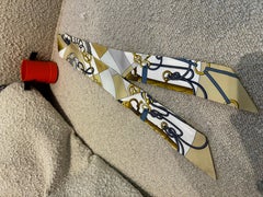 Hermes Twilly in silk twill