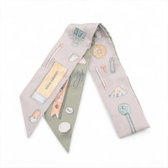 Hermès Twilly In The Pocket Silk Green