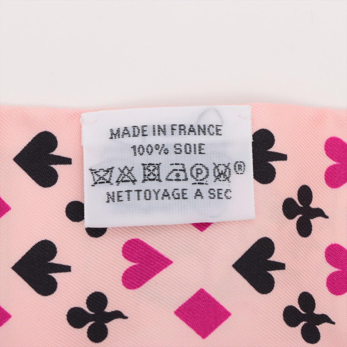 Hermès Twilly Jeu de Cartes Pink In Good Condition For Sale In Humacao, PR