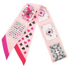 Hermès Twilly Jeu de Cartes Pink