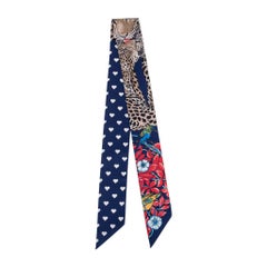 Hermes Twilly Jungle Love Love Marine / Rouge / Brun New w/ Box